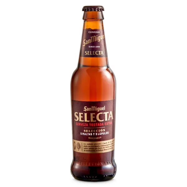 Cerveza extra San Miguel Selecta botella 33 cl
