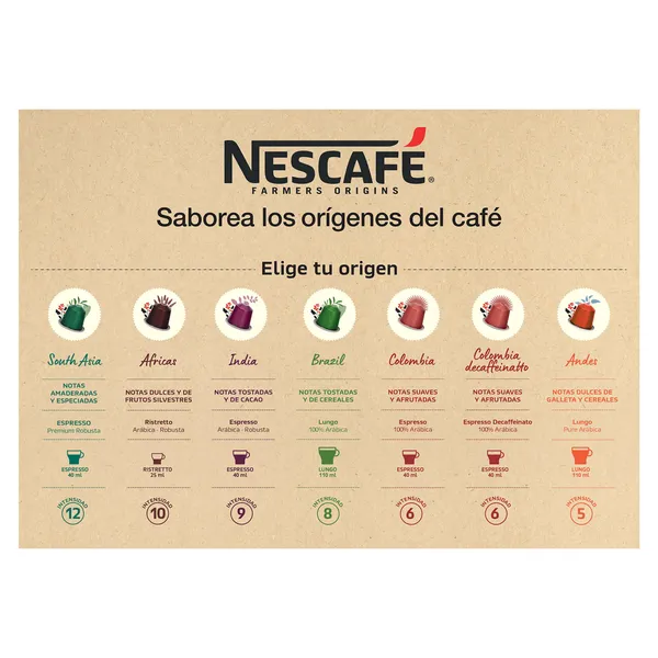Cápsulas de café Brazil Farmers Origin 10 unidades 3