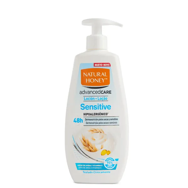 Loción corporal Natural Honey botella 400 ml