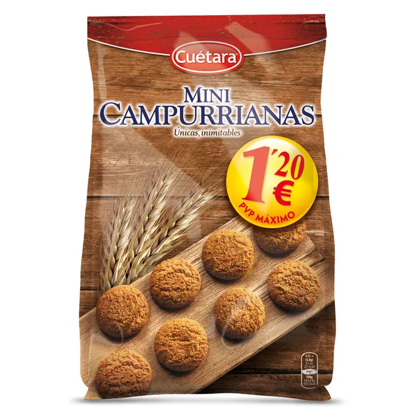 Mini galletas Cuétara Campurrianas bolsa 260 g