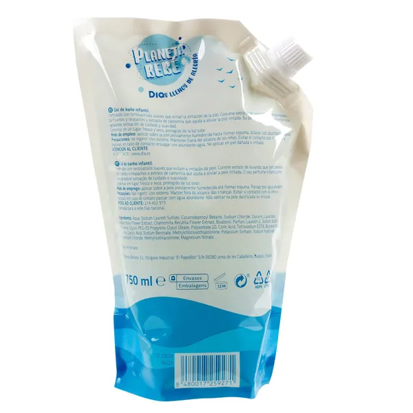 Jabón líquido bebé recambio Dia Planeta Bebe 750 ml Dia Planeta Bebé 750 ml 3