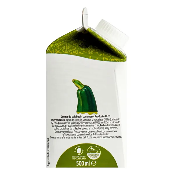 Crema de calabacín Dia Al Punto 500 ml 5