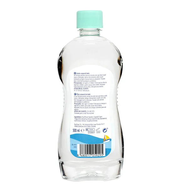 Aceite corporal para bebé Planeta Bebé de Dia botella 500 ml 2