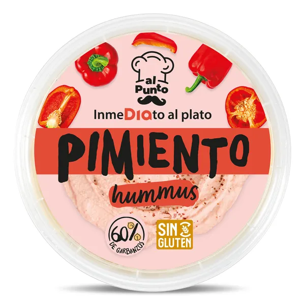 Hummus de pimiento Al Punto Dia 220 g 2