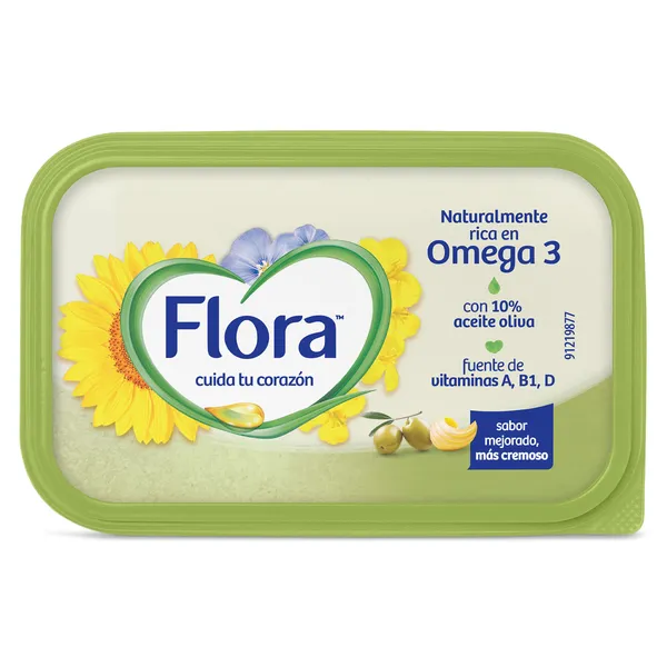 Margarina al toque de aceite de oliva Flora 225 g 2