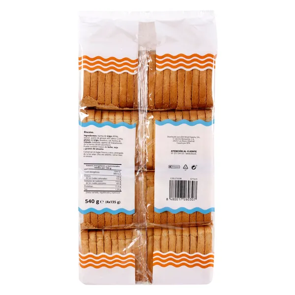 Biscotes El molino de Dia bolsa 540 g 3