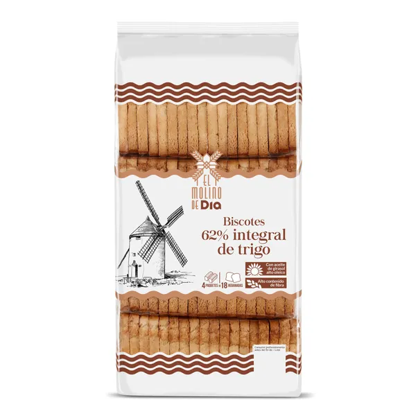 Biscotes integrales El Molino de Dia 540 g 2