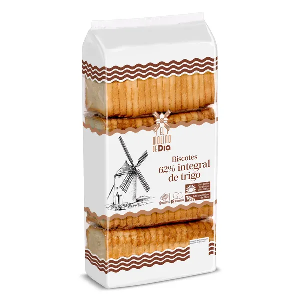 Biscotes integrales El Molino de Dia 540 g 3
