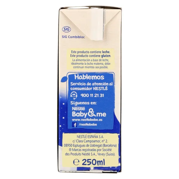 Papilla líquida 8 cereales con miel Nestlé caja 2 x 250 ml 4