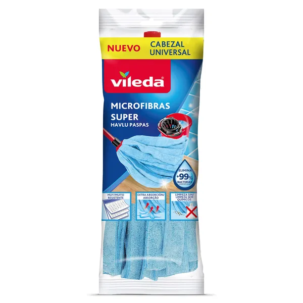 Fregona microfibras super Vileda bolsa 1 unidad