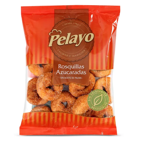 Rosquillas de azúcar Pelayo bolsa 250 g 2