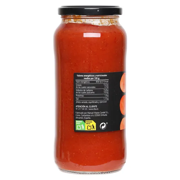 Tomate frito receta tradicional Dia Vegecampo 550 g 4
