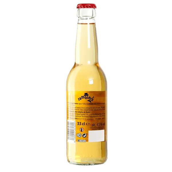 Cerveza muy suave Ramblers de Dia botella 33 cl 2