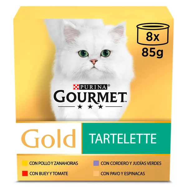 Alimento para gatos tartalette Gourmet 8 x 85 g 2