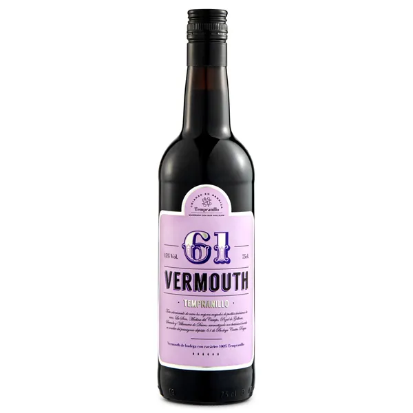 Vermouth rojo tempranillo 61 botella 75 cl