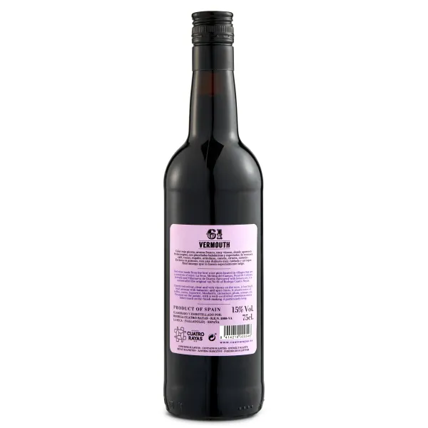 Vermouth rojo tempranillo 61 botella 75 cl 2