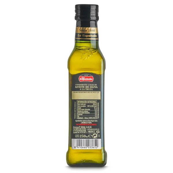 Aceite de oliva virgen extra de trufa La española 250 ml 3