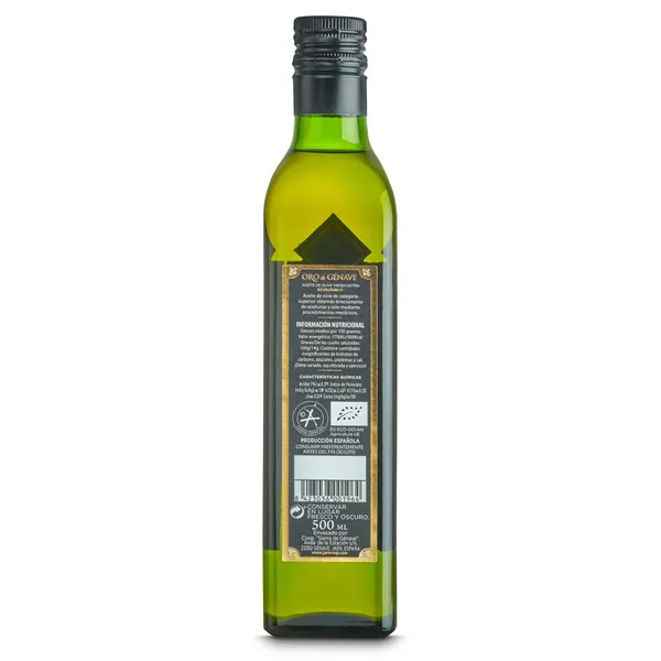 Aceite de oliva virgen extra ecológico Oro de Génave 500 ml 3