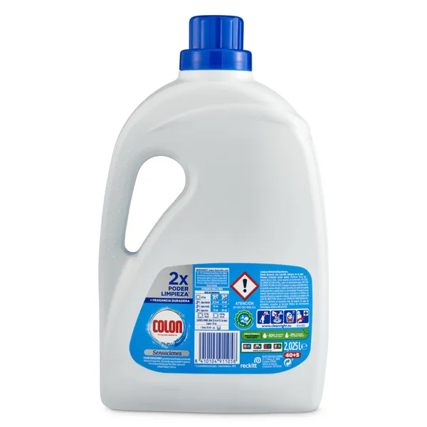 Detergente máquina líquido gel sensaciones Colon 45 lavados 3