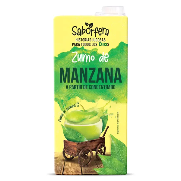 Zumo de manzana Dia Saborfera 1 L 2