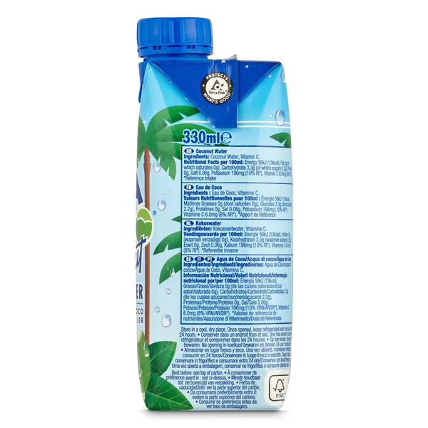 Agua de coco Vita coco brik 330 ml 4