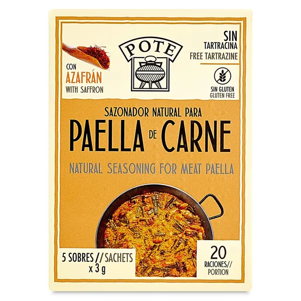 Sazonador para paella de carne Pote 12.5 g 2