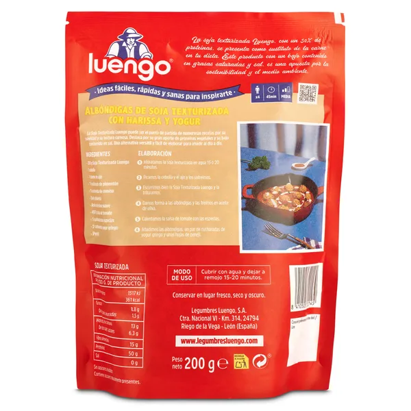 Soja texturizada Luengo 200 g 3
