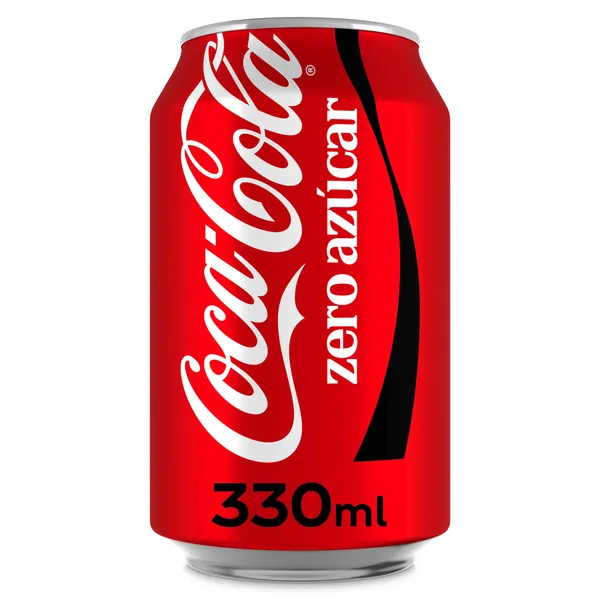 Refresco de cola zero azúcar Coca-Cola lata 33 cl