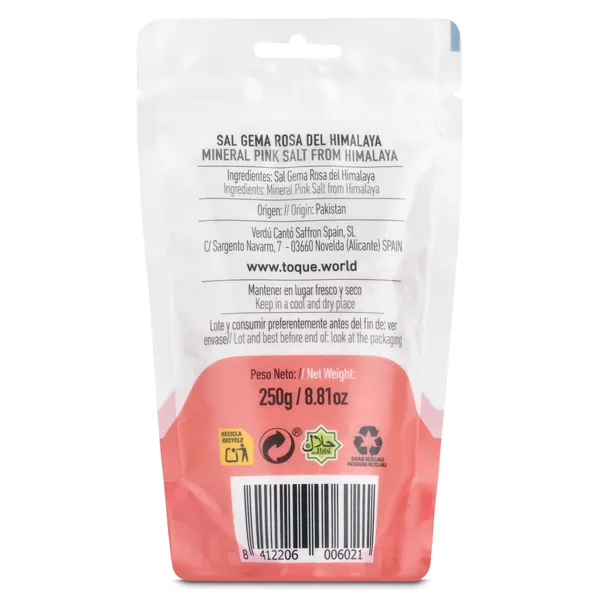 Sal rosa del Himalaya fina Toque 250 g 3