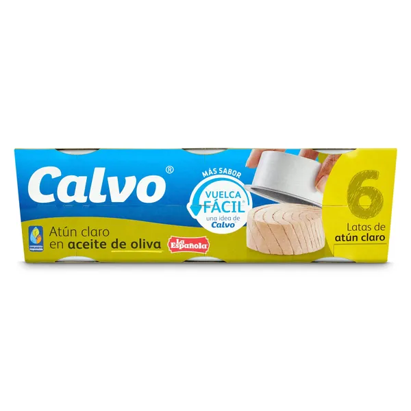 Atún claro en aceite de oliva Calvo 6 x 52 g 2