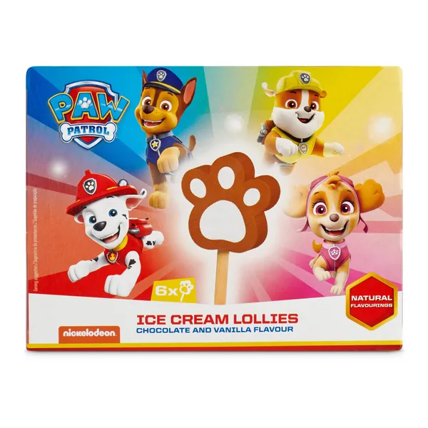 Helado patrulla canina 6 unidades Nordwik caja 210 g 2
