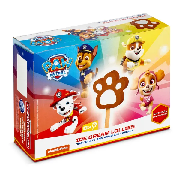 Helado patrulla canina 6 unidades Nordwik caja 210 g