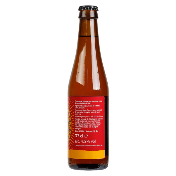 Cerveza IPA artesana Dia Ramblers 33 cl 2