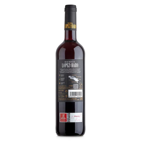 Vino tinto crianza D.O. Rioja López de Haro botella 75 cl 2