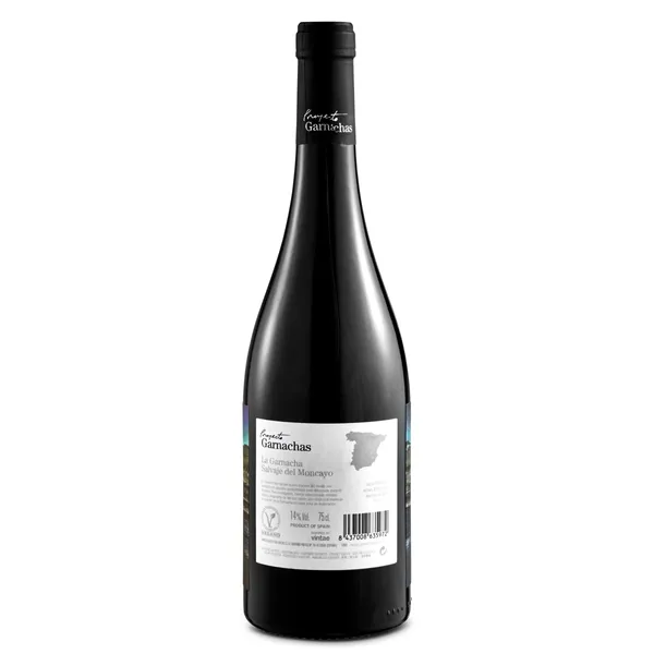 Vino tinto de Ribera del Queiles Garnacha salvaje Moncayo botella 75 cl 2