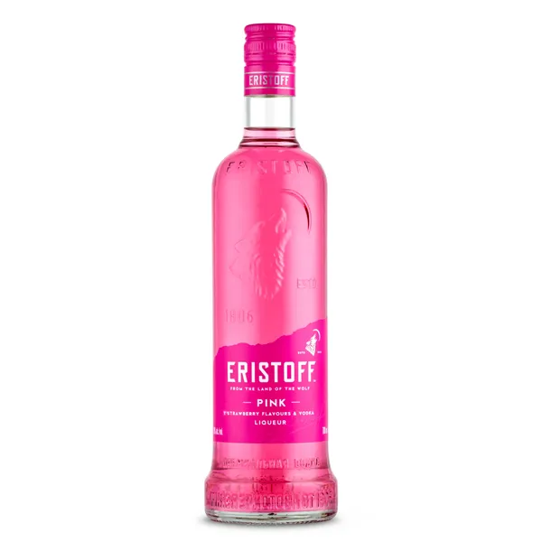 Pink vodka Eristoff botella 70 cl 2