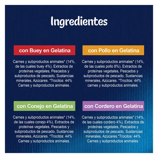Alimento para gatos fantastic con pollo, conejo, cordero y buey Felix 4 x 85 g 5