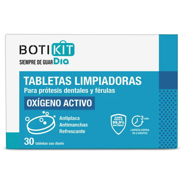 Tabletas limpiadoras para prótesis dental Dia Botikit 30 unidades 2