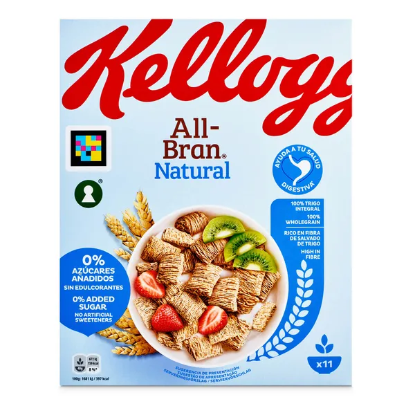 Cereales de desayuno natural Kellogg's All-Bran caja 450 g 2
