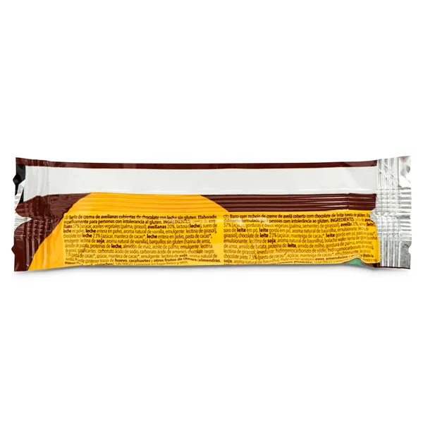 Barrita de chocolate con avellanas sin gluten ondulé Dr. Schar 30 g 3