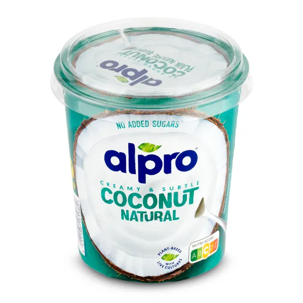Postre vegetal de coco natural Alpro tarrina 350 g 3