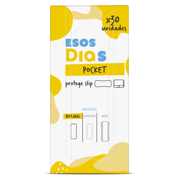 Protegeslips normal plegado Esos Dias caja 30 unidades 2