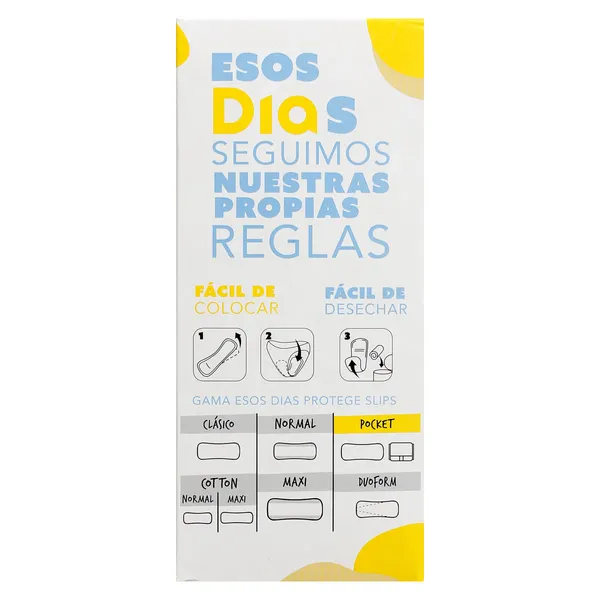 Protegeslips normal plegado Esos Dias caja 30 unidades 3