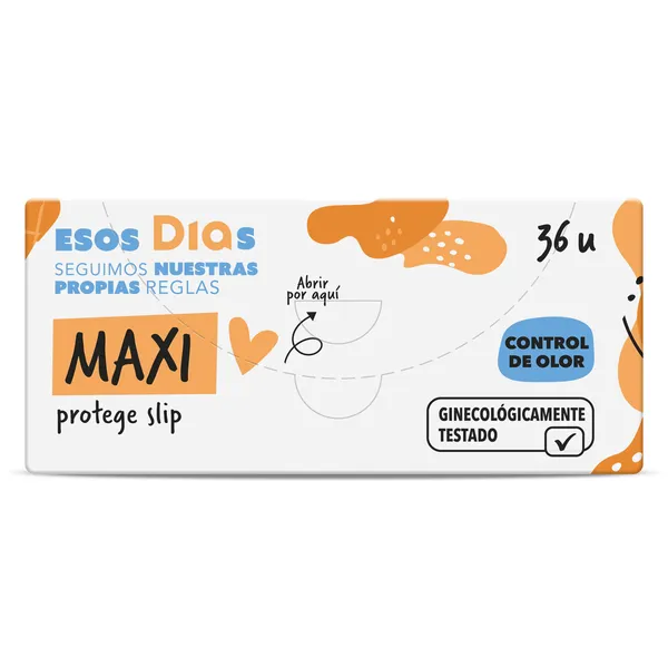 Protegeslips maxi Esos Dias caja 36 unidades 2