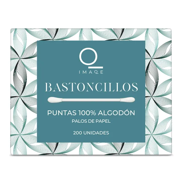 Bastoncillos de algodón con palo de papel Imaqe de Dia caja 200 unidades 2