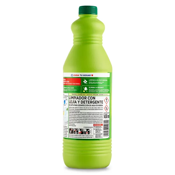 Lejía con detergente limón Estrella 1,43 L 3