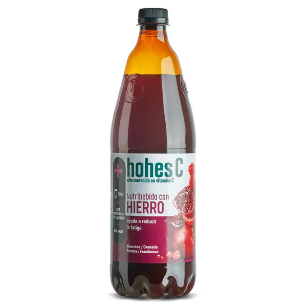 Zumo de frutas con hierro Hohes c botella 1 L