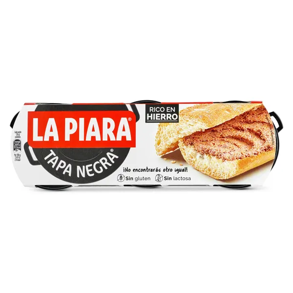 Paté La piara Tapa Negra 3 x 75 g 2