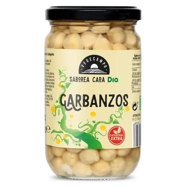 Garbanzos cocidos Dia Vegecampo 210 g