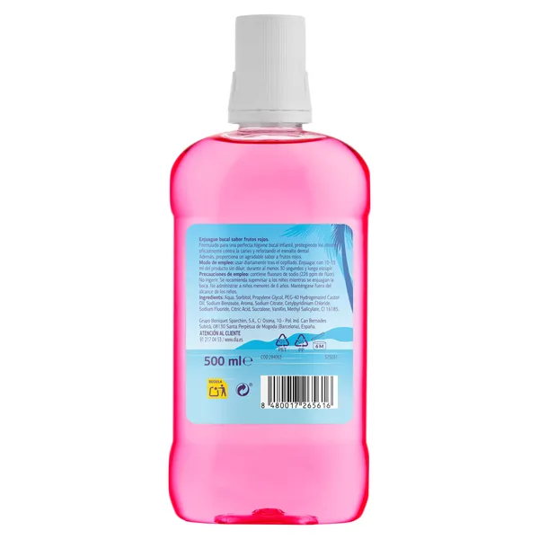 Enjuague bucal infantil frutos rojos Planeta Junior de Dia botella 500 ml 2